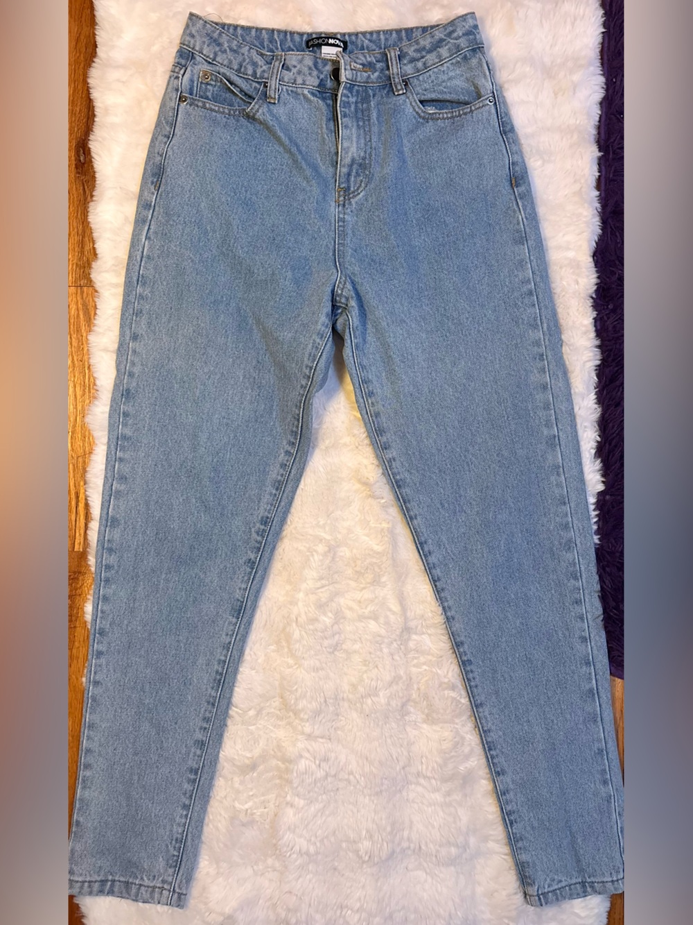 Fashion Nova Light Blue Denim Jeans